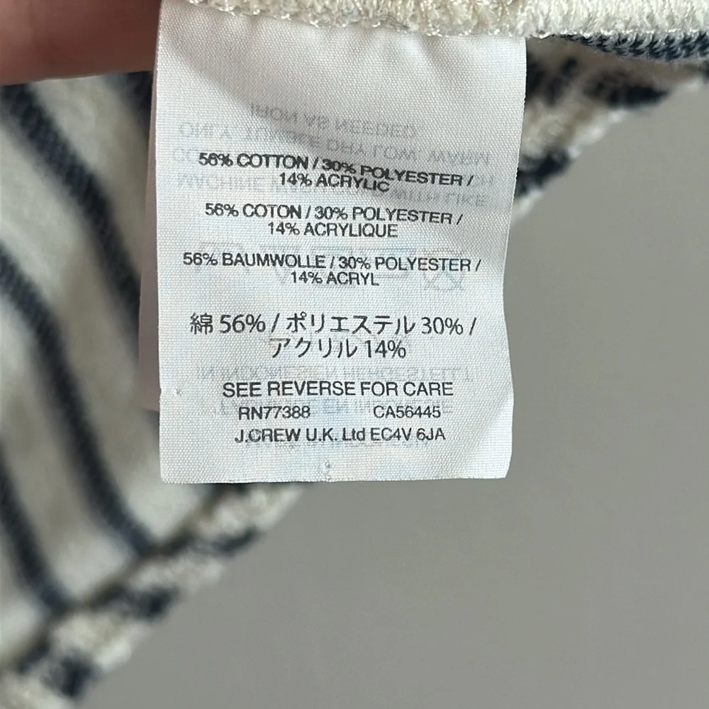 Madewell Texture & Thread Butterfly Top in Isley Stripe Top Size XS - Picture 8 of 13